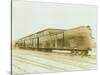 Railroad Boxcar, Chicago-Milwaukee-St. Paul Line, Circa 1920s-Marvin Boland-Stretched Canvas