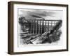 Railroad Bridge across the Genesee River at Portage, New York.-null-Framed Giclee Print