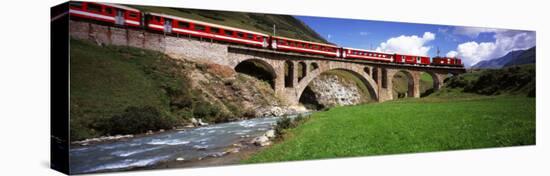 Railroad Bridge, Andermatt, Switzerland-null-Stretched Canvas