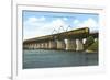 Railroad Bridge, Green Bay, Wisconsin-null-Framed Premium Giclee Print