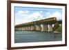 Railroad Bridge, Green Bay, Wisconsin-null-Framed Premium Giclee Print