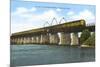Railroad Bridge, Green Bay, Wisconsin-null-Mounted Premium Giclee Print