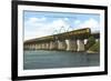 Railroad Bridge, Green Bay, Wisconsin-null-Framed Art Print