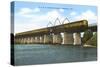 Railroad Bridge, Green Bay, Wisconsin-null-Stretched Canvas