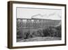 Railroad Bridge over the Demoines River-null-Framed Art Print