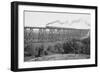 Railroad Bridge over the Demoines River-null-Framed Art Print