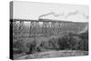 Railroad Bridge over the Demoines River-null-Stretched Canvas