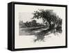 Railroad Bridge, Paris, Canada, Canada, Nineteenth Century-null-Framed Stretched Canvas