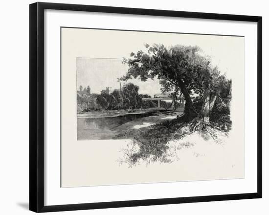 Railroad Bridge, Paris, Canada, Canada, Nineteenth Century-null-Framed Giclee Print