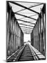 Railroad Bridge: Red River-null-Mounted Giclee Print