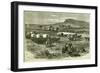 Railroad Building on the Great Plains, from 'Harper's Weekly', 17th July 1875-Alfred R. Waud-Framed Giclee Print