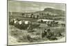 Railroad Building on the Great Plains, from 'Harper's Weekly', 17th July 1875-Alfred R. Waud-Mounted Giclee Print