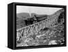 Railroad Climbing Mount Washington-Henry G. Peabody-Framed Stretched Canvas