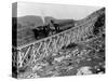 Railroad Climbing Mount Washington-Henry G. Peabody-Stretched Canvas