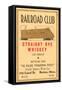 Railroad Club Straight Rye Whiskey-null-Framed Stretched Canvas