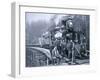 Railroad Construction Crew, 1886-null-Framed Premium Photographic Print