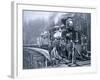 Railroad Construction Crew, 1886-null-Framed Photographic Print