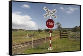 Railroad Crossing-null-Framed Stretched Canvas