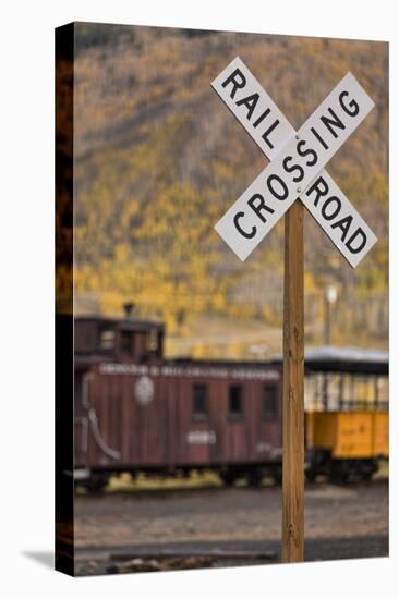 Railroad Crossing-Kathy Mahan-Stretched Canvas