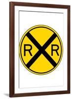 Railroad Crossing-null-Framed Art Print