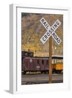 Railroad Crossing-Kathy Mahan-Framed Photographic Print