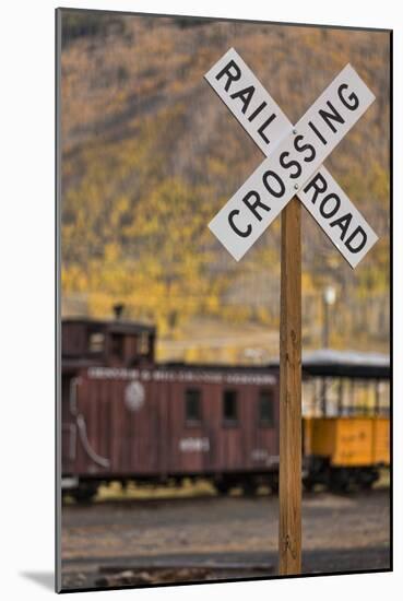 Railroad Crossing-Kathy Mahan-Mounted Photographic Print