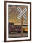 Railroad Crossing-Kathy Mahan-Framed Photographic Print