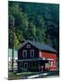 Railroad Depot in West Cornwall, Litchfield Hills, Connecticut, USA-Jerry & Marcy Monkman-Mounted Photographic Print