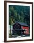 Railroad Depot in West Cornwall, Litchfield Hills, Connecticut, USA-Jerry & Marcy Monkman-Framed Photographic Print