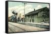 Railroad Depot, Sullivan, Missouri-null-Framed Stretched Canvas