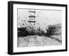 Railroad Destroyed by Gunfire-null-Framed Photographic Print