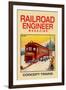 Railroad Engineer Magazine: Concept Trains-null-Framed Art Print