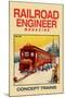 Railroad Engineer Magazine: Concept Trains-null-Mounted Art Print