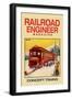Railroad Engineer Magazine: Concept Trains-null-Framed Art Print