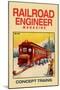 Railroad Engineer Magazine: Concept Trains-null-Mounted Art Print