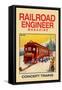 Railroad Engineer Magazine: Concept Trains-null-Framed Stretched Canvas