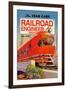 Railroad Engineer Magazine: the 1940 Cars-null-Framed Art Print