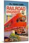 Railroad Engineer Magazine: the 1940 Cars-null-Mounted Art Print