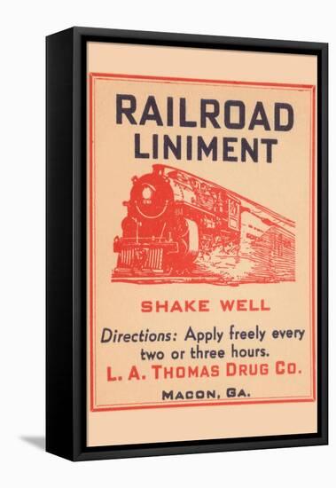 Railroad Liniment-null-Framed Stretched Canvas