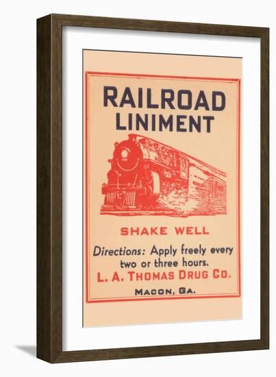 Railroad Liniment-null-Framed Art Print