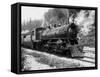 Railroad Locomotive 1443, Circa 1909-Asahel Curtis-Framed Stretched Canvas