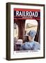 Railroad Magazine: Electrification, 1944-null-Framed Art Print