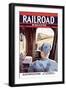 Railroad Magazine: Electrification, 1944-null-Framed Art Print