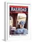 Railroad Magazine: Electrification, 1944-null-Framed Art Print