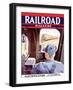 Railroad Magazine: Electrification, 1944-null-Framed Art Print