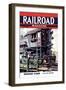 Railroad Magazine: Engine Cabs, 1943-null-Framed Art Print