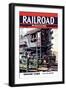 Railroad Magazine: Engine Cabs, 1943-null-Framed Art Print