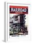 Railroad Magazine: Engine Cabs, 1943-null-Framed Art Print