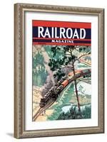 Railroad Magazine, Freight Through the Wilderness, 1942-null-Framed Art Print