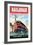 Railroad Magazine: Michigan's Lumber Pikes, 1953-null-Framed Art Print